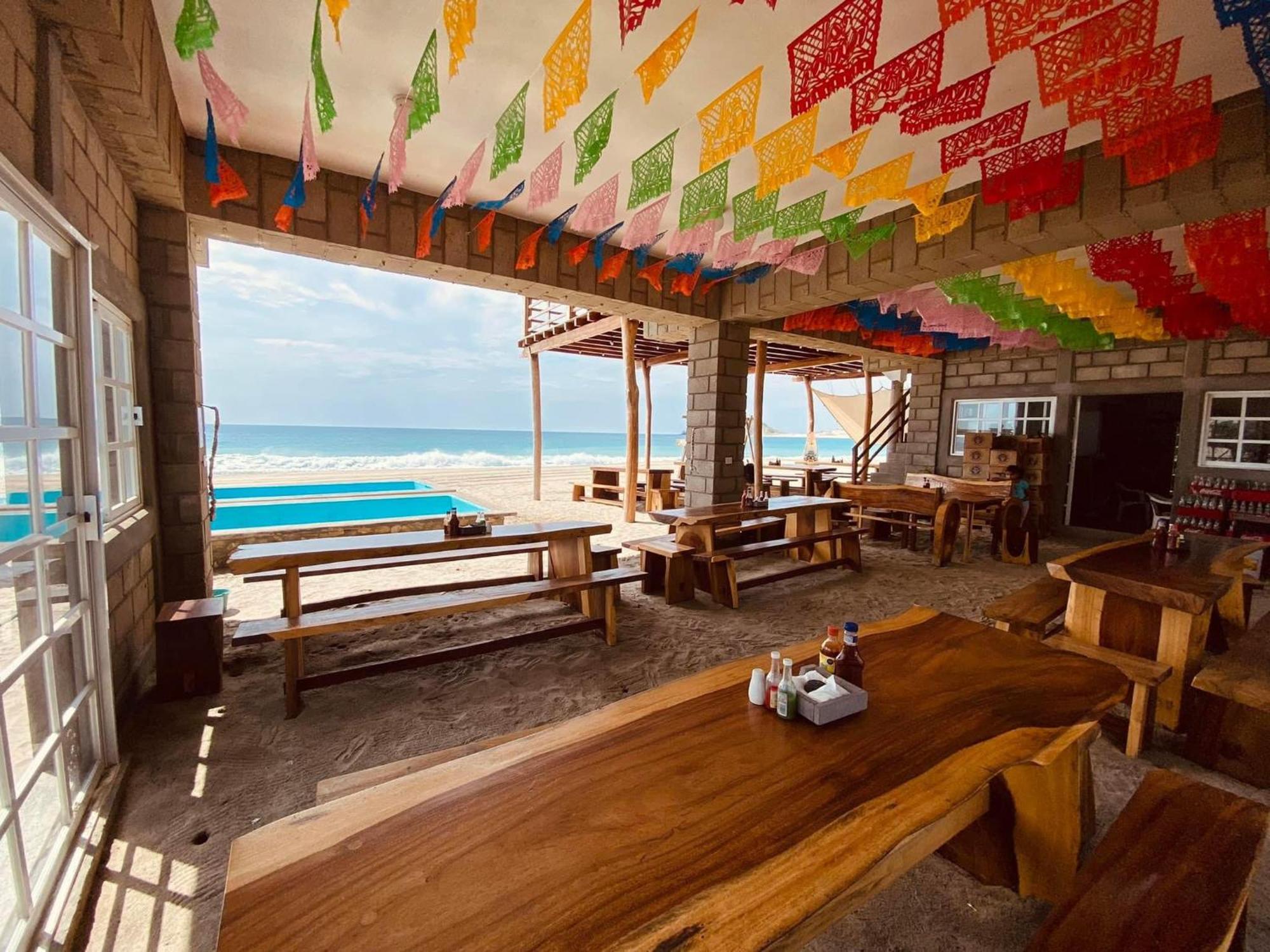 Sal Marina Restaurante Y Cabanas Салина Круз Екстериор снимка
